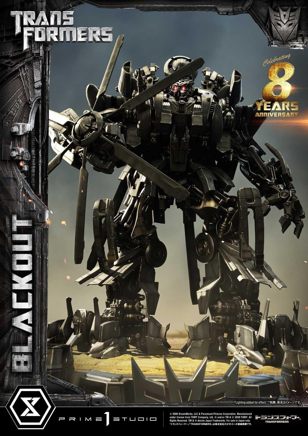 BLACKOUT (TRANSFORMERS) (Liên hệ ) resin statue prime 1 studio anime figure