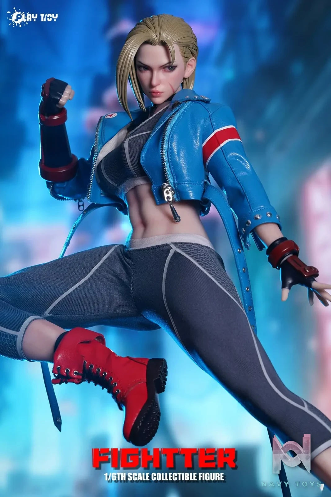 PLAY TOY – Street Fighter 1/6 Fighting Female Warrior Cammy White P027