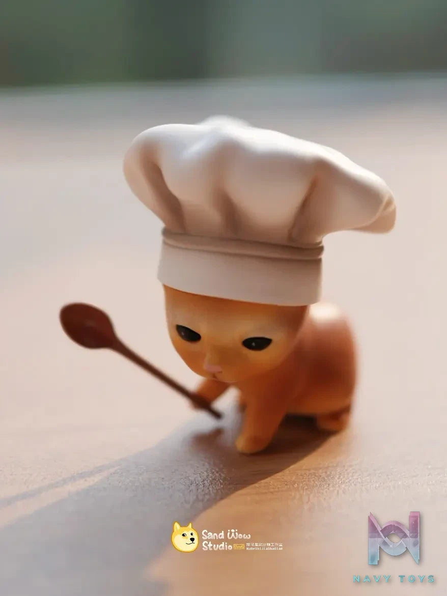 Na Ke Shi Jia Sha Diao Studio – What Cat X Cook Cat X ET Cat Original