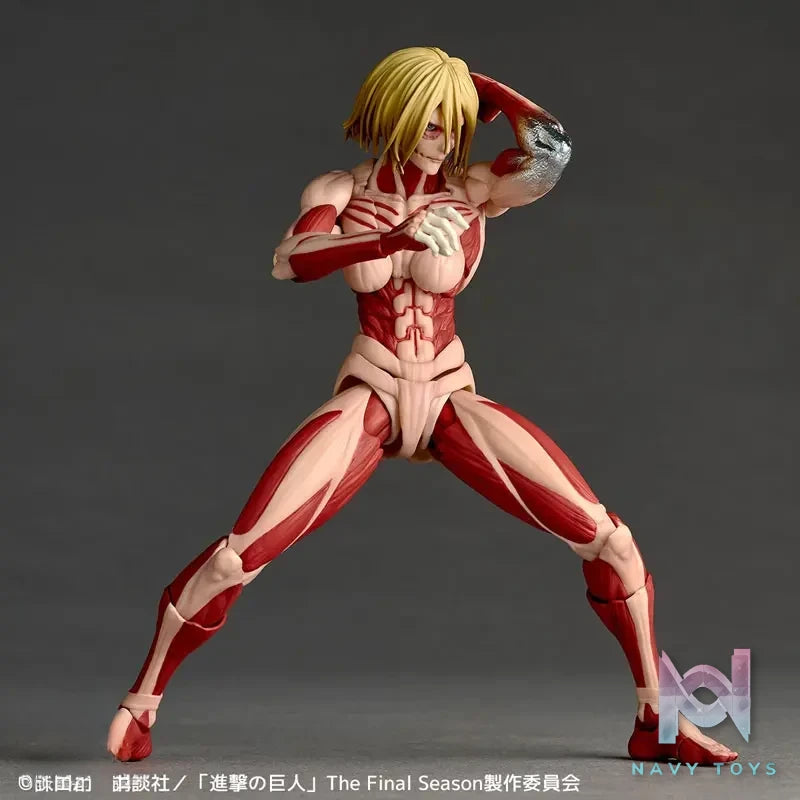 Kaiyodo – Revoltech Amazing Yamaguchi Attack on Titan Armored Titan & Female Titan (Licensed)