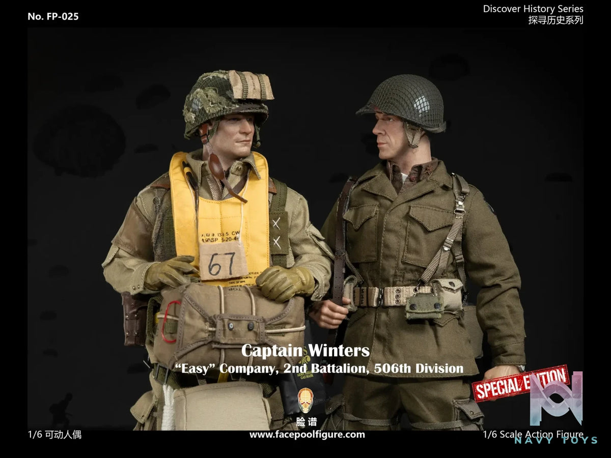 Facepoolfigure – Captain Winters “Easy” Company, 2nd Battalion, 506th Division 1/6 Action Figure FP025 (Licensed)