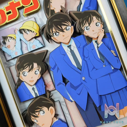 KALA HOME Studio – Shinichi Kudo X Ran Mouri 3D Decorative Painting Detective Conan