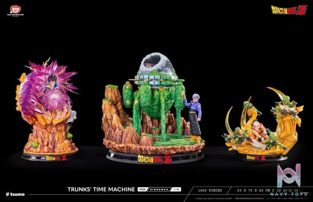 Tsume Studio - Dragon Ball TRUNKS' TIME MACHINE HQS Dioramax 1/6 Scale Statue (Licensed) resin statue Navy Toys anime figure