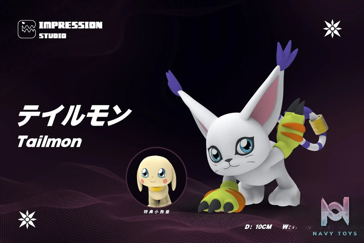 Impression Studio – Digimon Tailmon (white, black)
