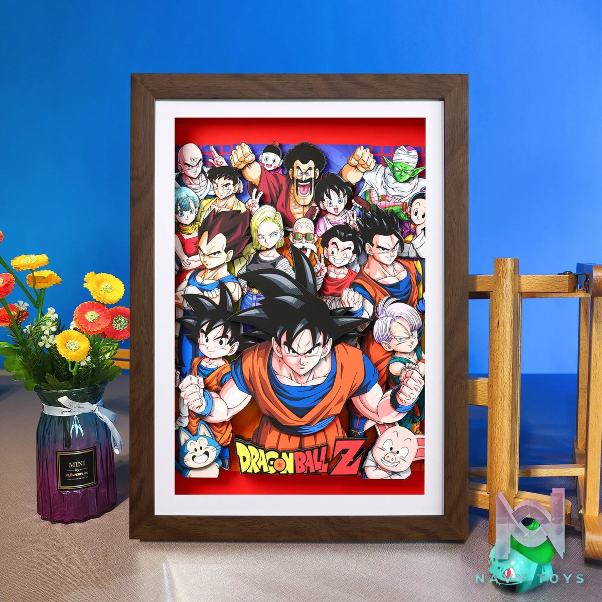 Yu Zhi Jiang Studio – Dragon Ball Multiple Characters Series #9 3D Decorative Painting Dragon Ball