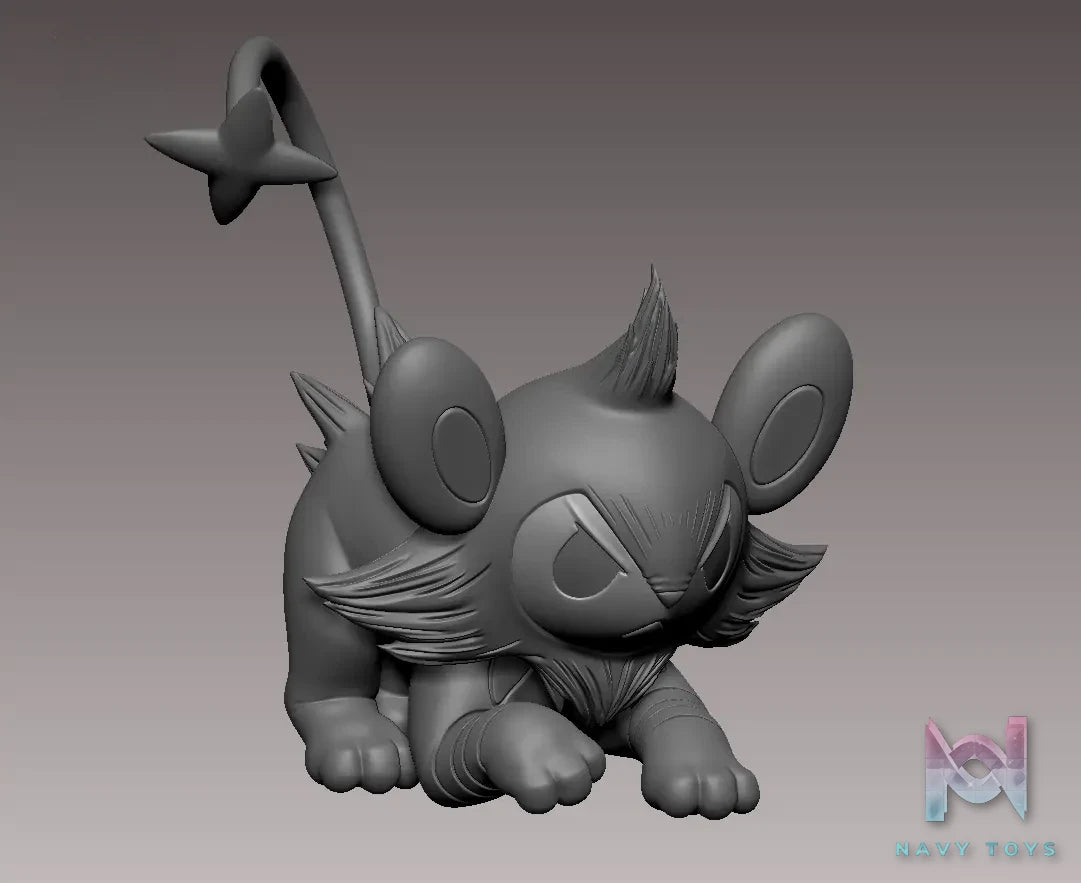 Wonder Studio – Luxray Evolution Group Pokémon