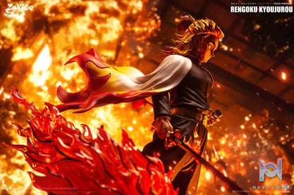 Flame Hashira Kyojuro Rengoku - Demon Slayer - Zayico Studio resin statue Navy Toys anime figure