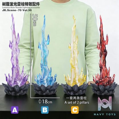 JacksDo Studio – Luminous Resin Thunder Lightning accessories One Piece