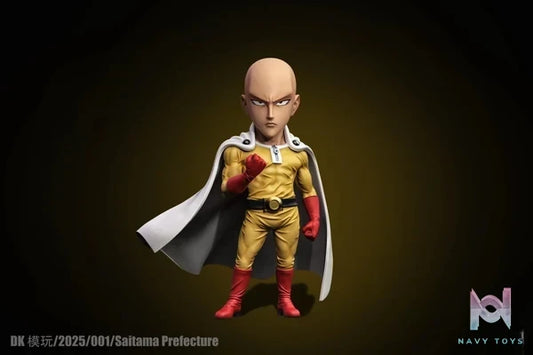 DK Studio & TOY Studio - One Punch Man Anime Protagonist Series 01 Saitama resin statue Navy Toys anime figure