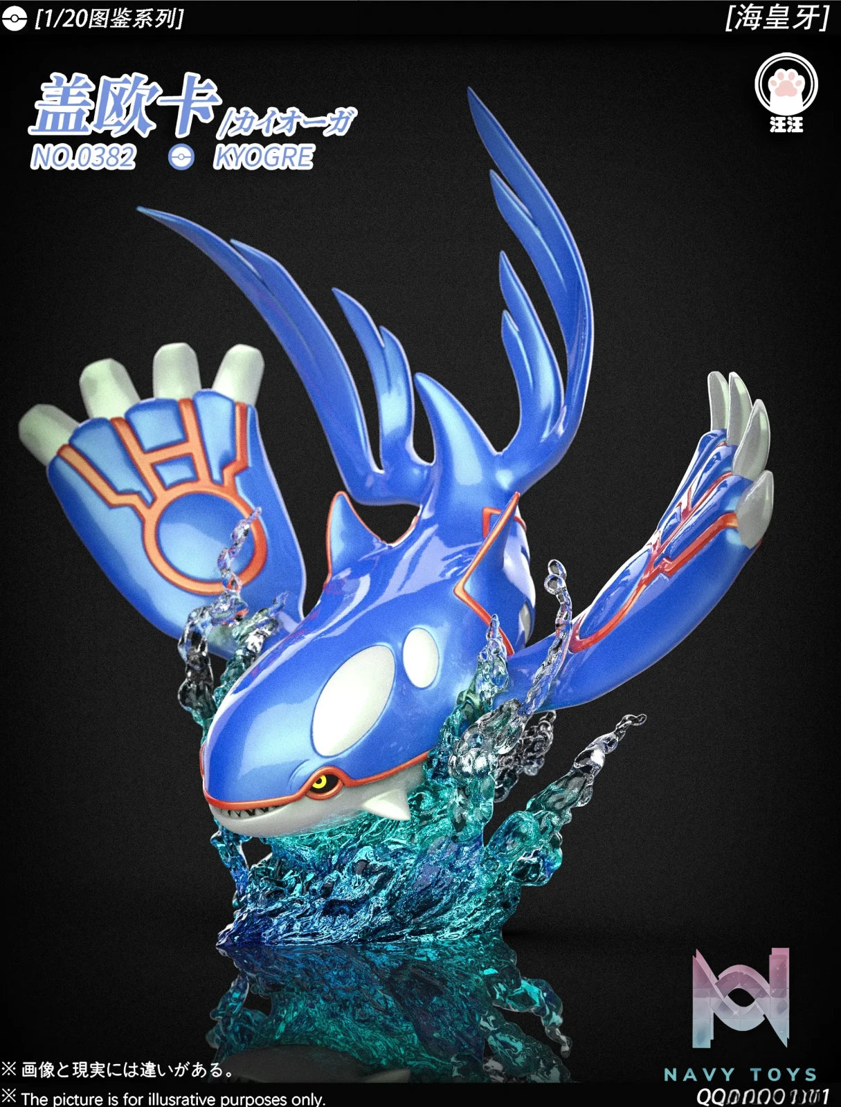 WangWang Studio – Kyogre Pokémon