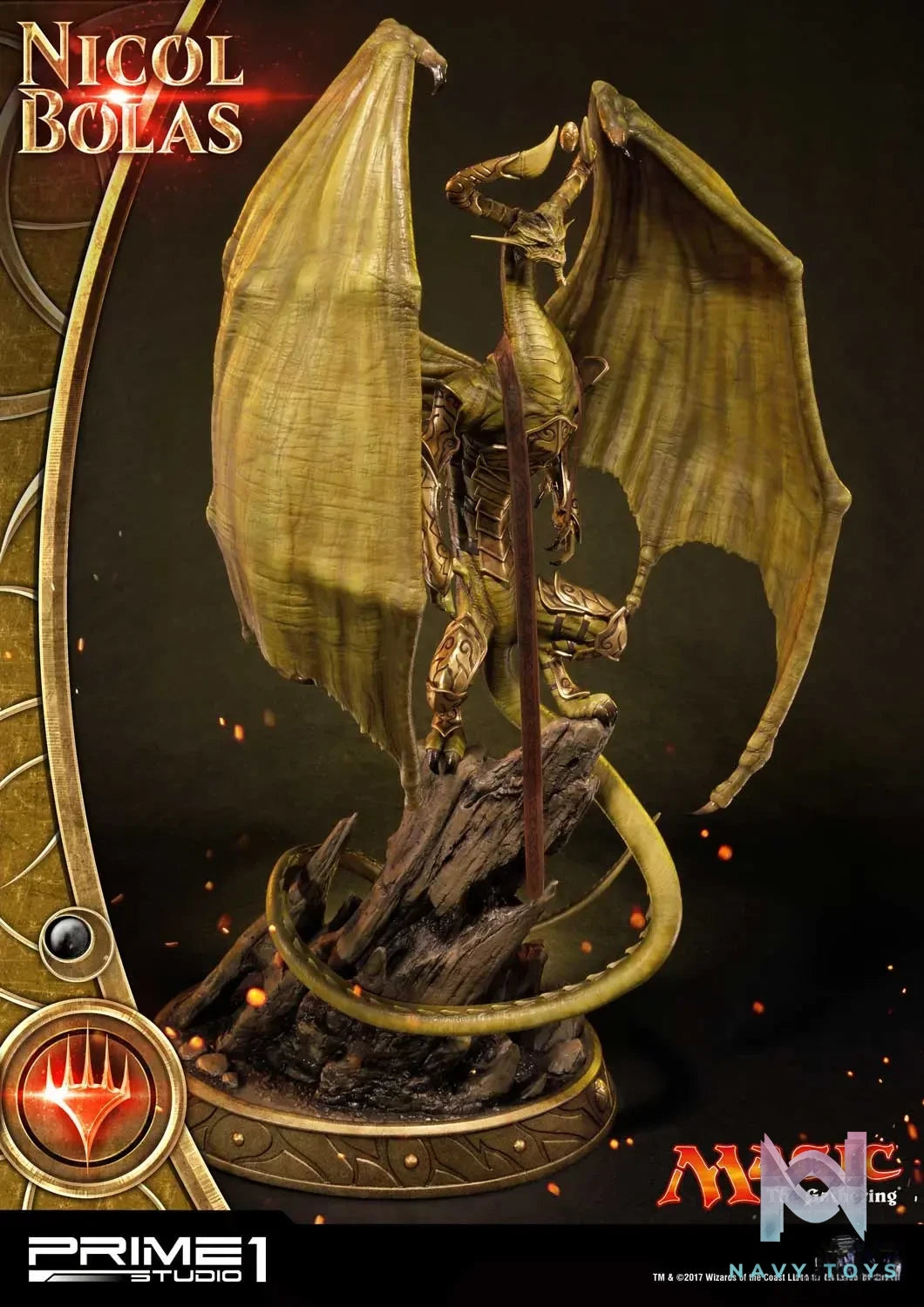 Prime 1 Studio – Premium Masterline Magic: The Gathering Nicol Bolas PMMTG-01 PMMTG-01EX (Licensed)