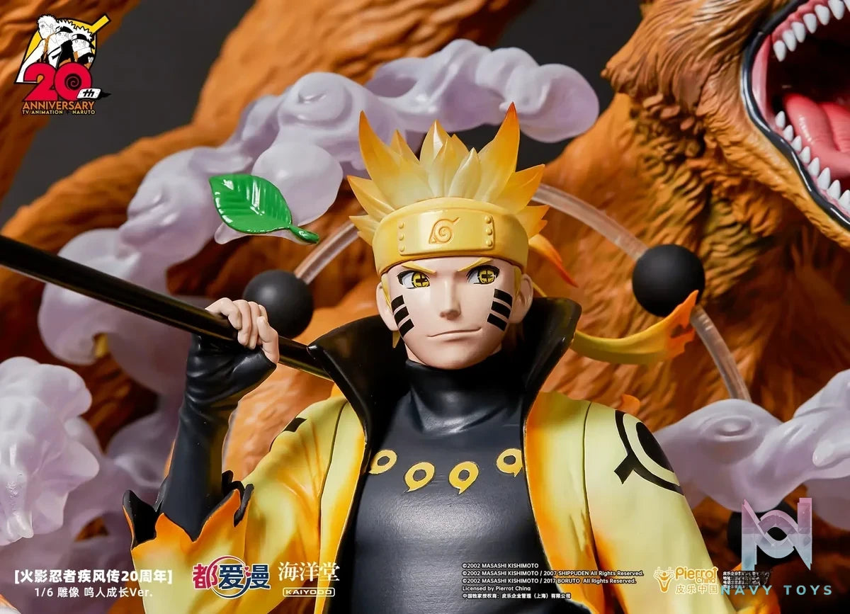 Duaim X kaiyodo - Naruto: Shippuden 20th Anniversary 1/6 Scale Statue - Naruto Growth Ver. (Licensed) resin statue Navy Toys anime figure