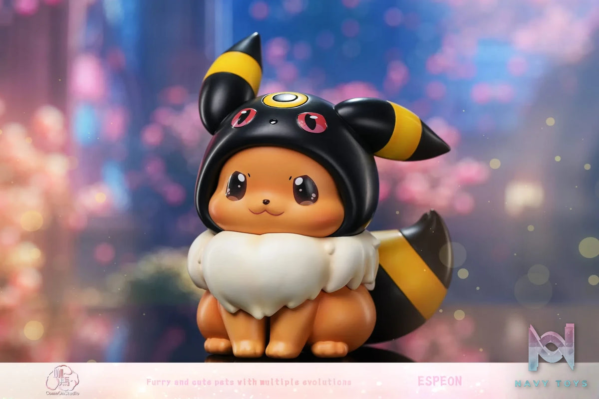 Come On Studio – Pokémon Chibi Eevee Dress Up Series #2 Espeon & Umbreon