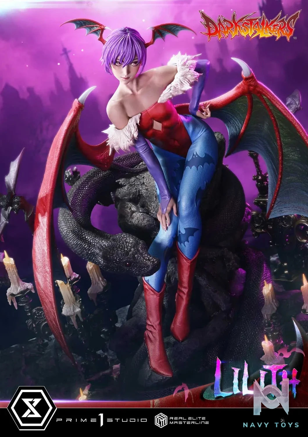 Prime 1 Studio – Real Elite Masterline Darkstalkers Lilith REMDKS-02 REMDKS-02S (Licensed)