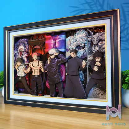 KALA HOME Studio – Jujutsu Kaisen Multiple Characters #04 3D Decorative Painting Jujutsu Kaisen