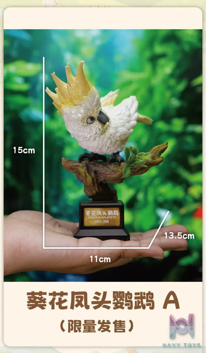 Animal BangBang Studio – Original “What bird?” Series Sunflower Parrot & Mitchell Parrot (Licensed)