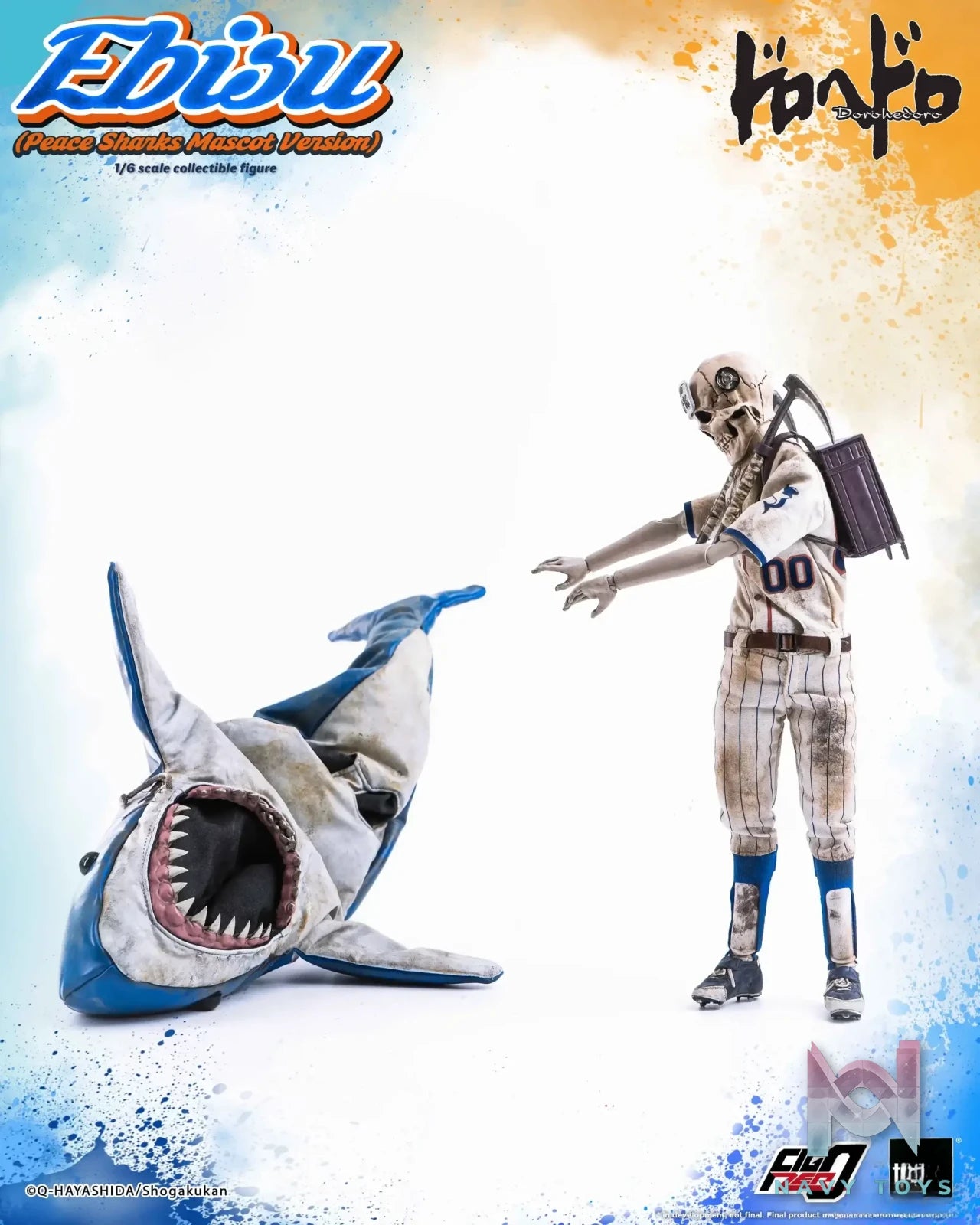 Threezero – Dorohedoro FigZero Ebisu (Peace Sharks Mascot Version) 3Z07150W0 (Licensed)