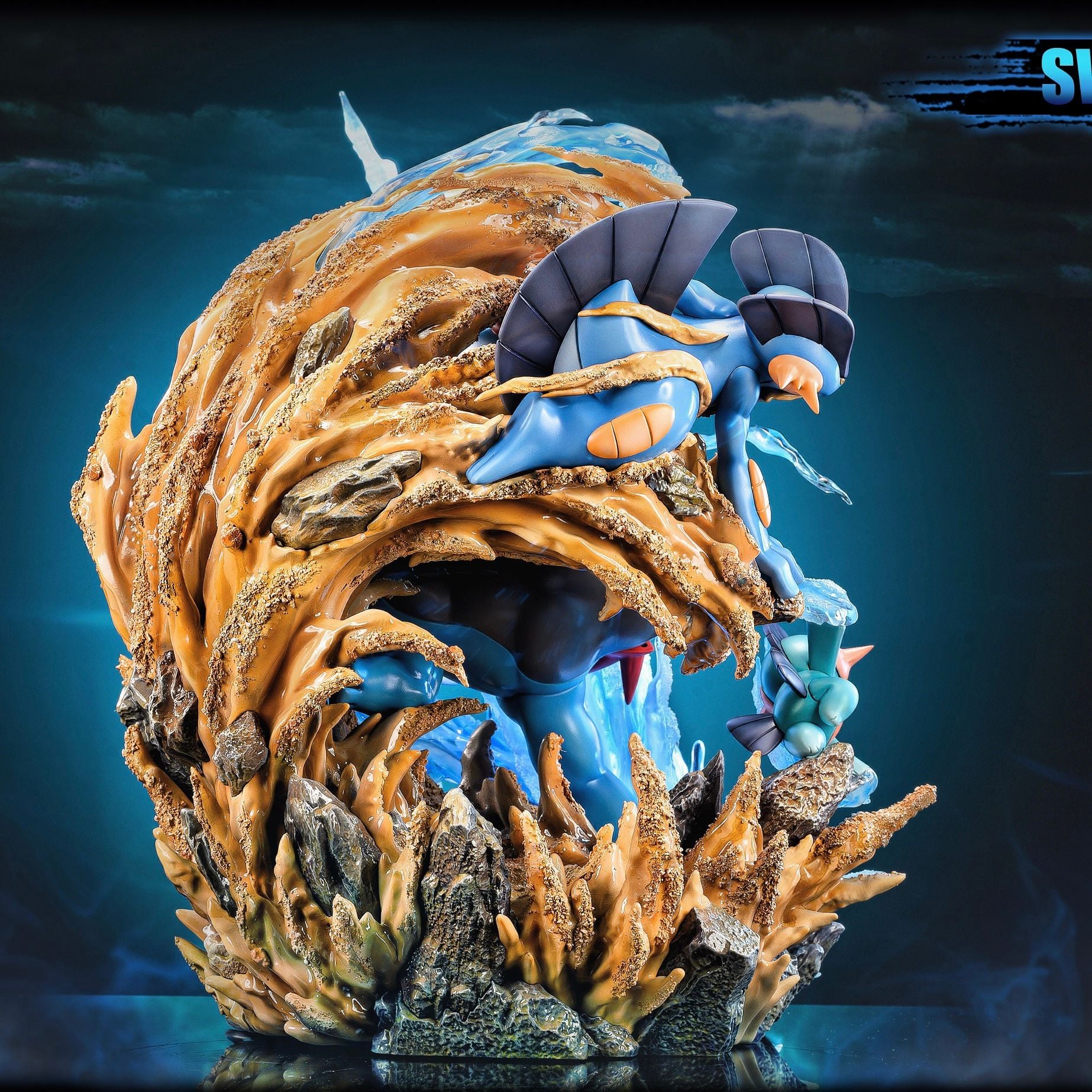 Swampert Family - Pokemon - Fantasy Studio resin statue Fantasy Studio anime figure
