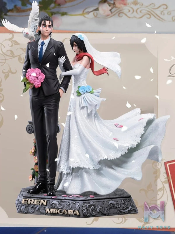 Eren Mikasa Wedding - Attack On Titan - LC Studio resin statue LZ Studio anime figure