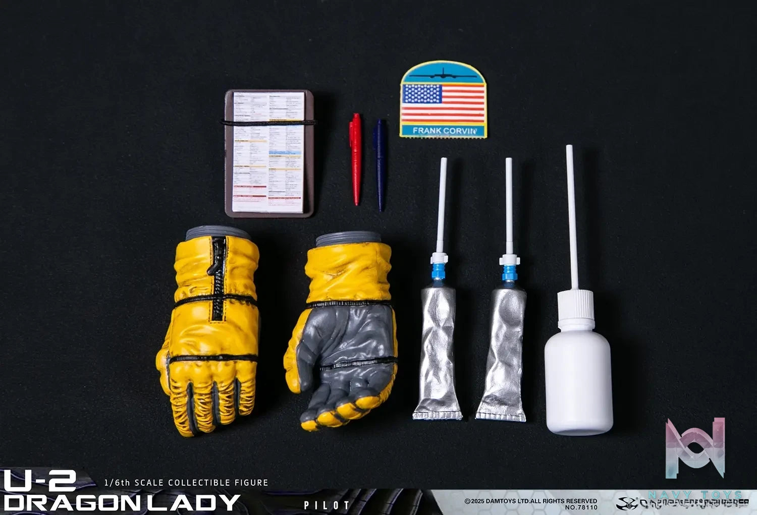 DAMTOYS – 1/6 Scale U-2 Dragon Lady Reconnaissance Aircraft Pilot NO.78110 (Licensed)