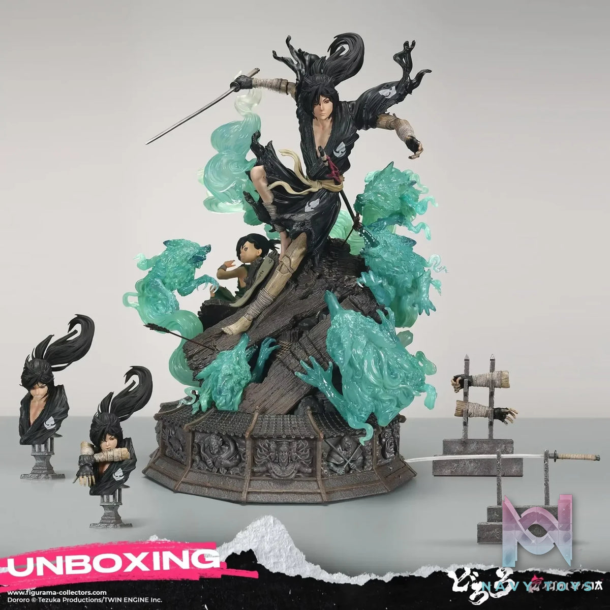 Figurama Collectors – Dororo Officially Licensed Dororo and Hyakkimaru 1/6 Statue (Licensed)