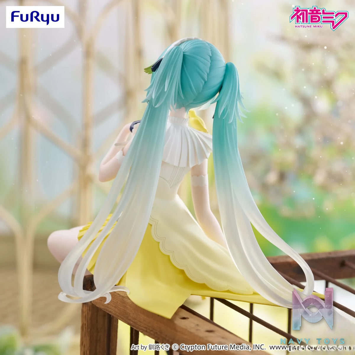 FURYU – Hatsune Miku Noodle Stopper Figure Canary Bird (Licensed)