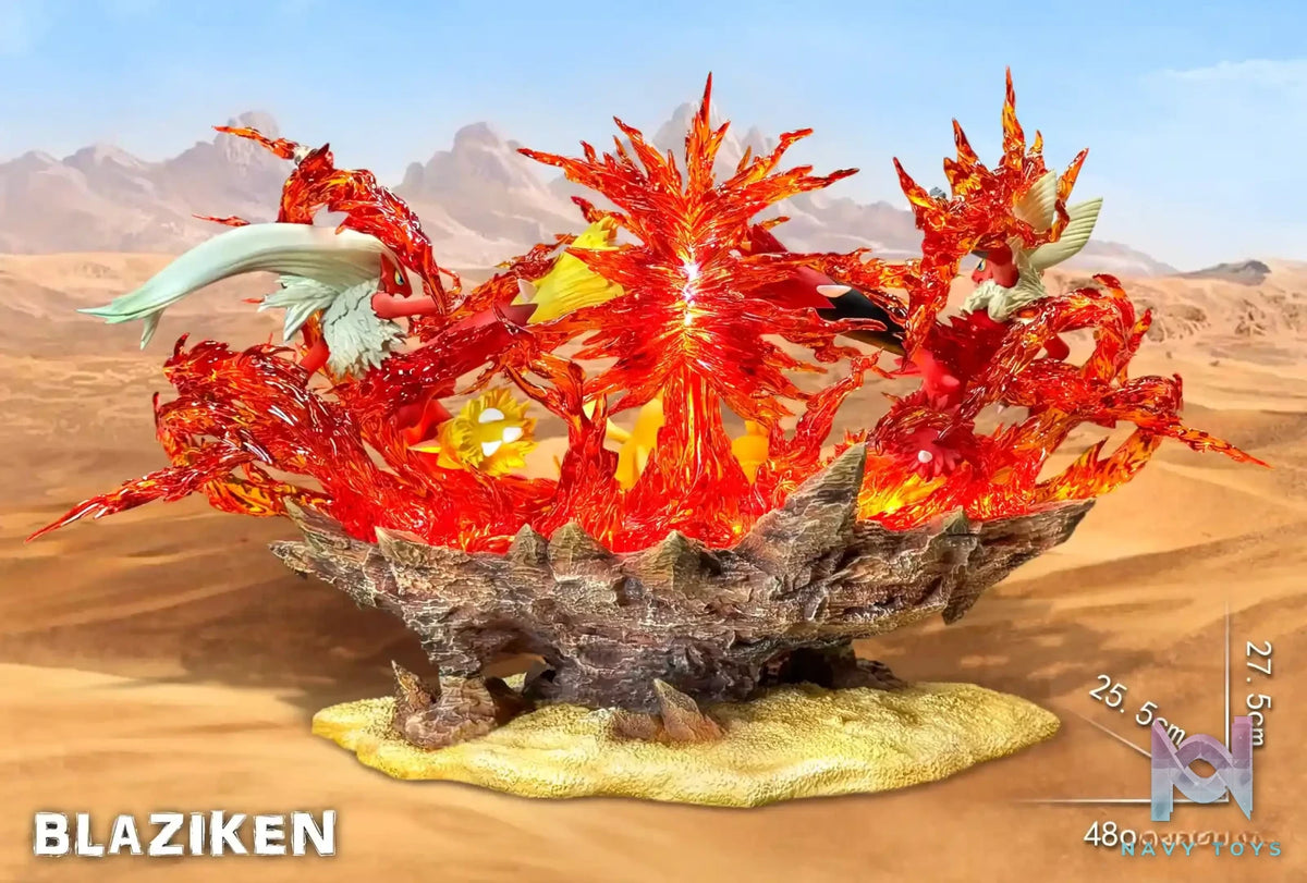 ppap studio – Pokémon Blaziken Evolution Set