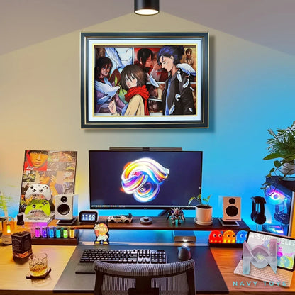 KALA HOME Studio – Eren X Mikasa 3D Decorative Painting Attack on Titan