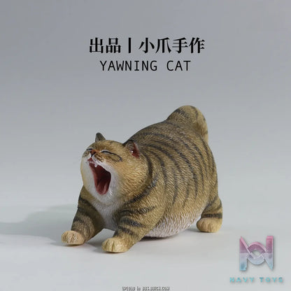 Pawprint Studio X Double One – 8cm Yawning Cat Figure (Licensed)