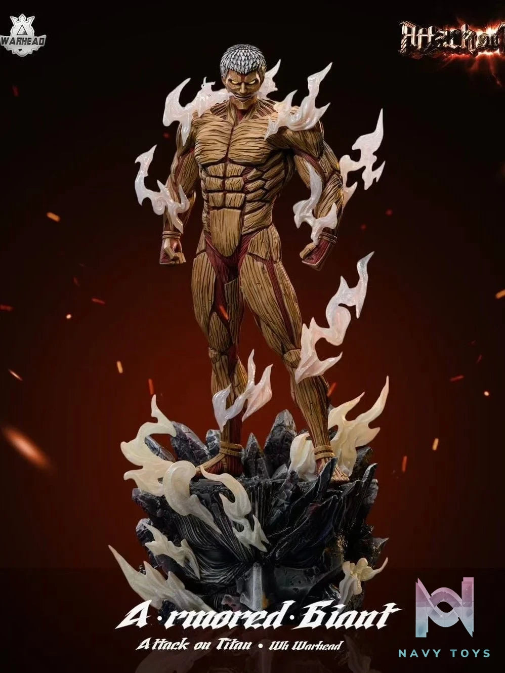 Armored Titan - Attack On Titan - Warhead Studio resin statue warhead studio anime figure