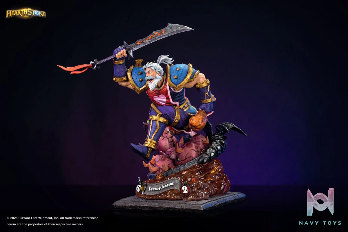 HEX Collectibles & BLIZZARD ENTERTAINMENT – Hearthstone Leeroy Jenkins Statue (Licensed)