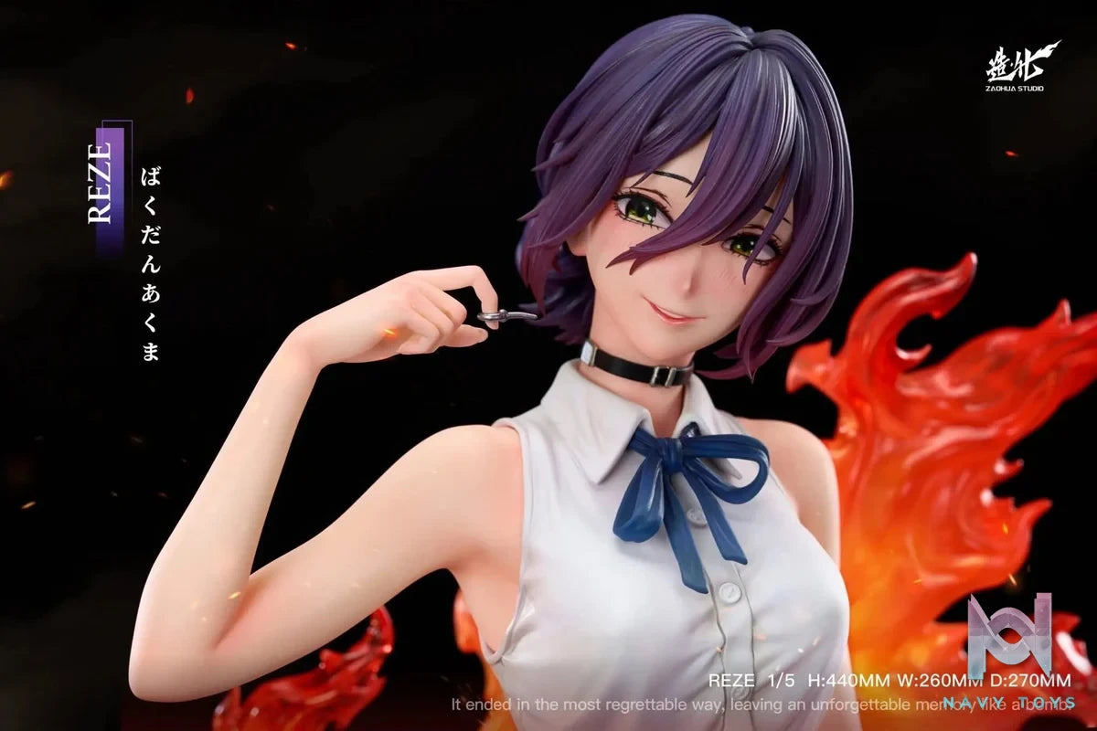 Reze resin statue ZaoHua Studio anime figure