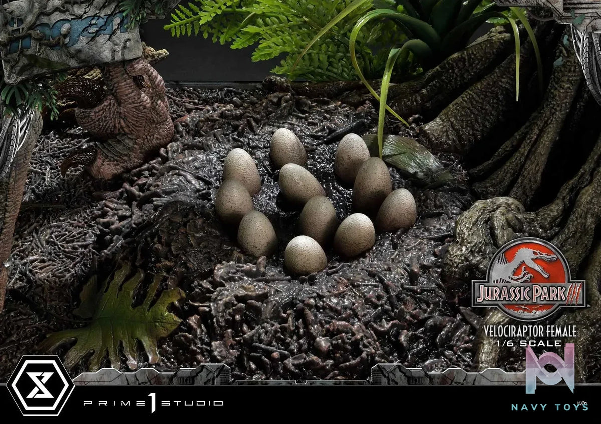 Prime 1 Studio – Legacy Museum Collection Jurassic Park III (Film) Velociraptor Female LMCJP-11 LMCJP-11S (Licensed)