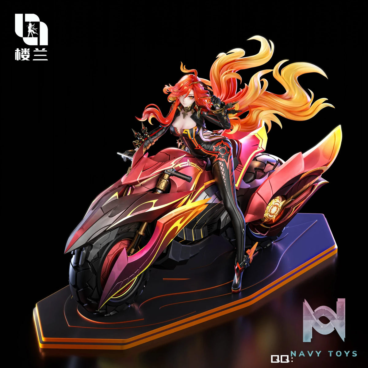 Lou Lan Studio – Genshin Impact Pyro God Motorcycle Mavuika