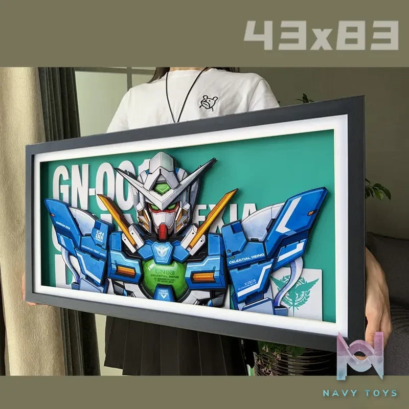 KALA HOME Studio – Gundam Exia 3D Decorative Painting Gundam