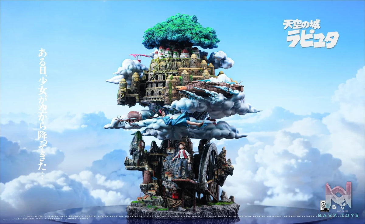 White Deer Studio X Black Ant Studio – Pazu X Sheeta Castle in the Sky