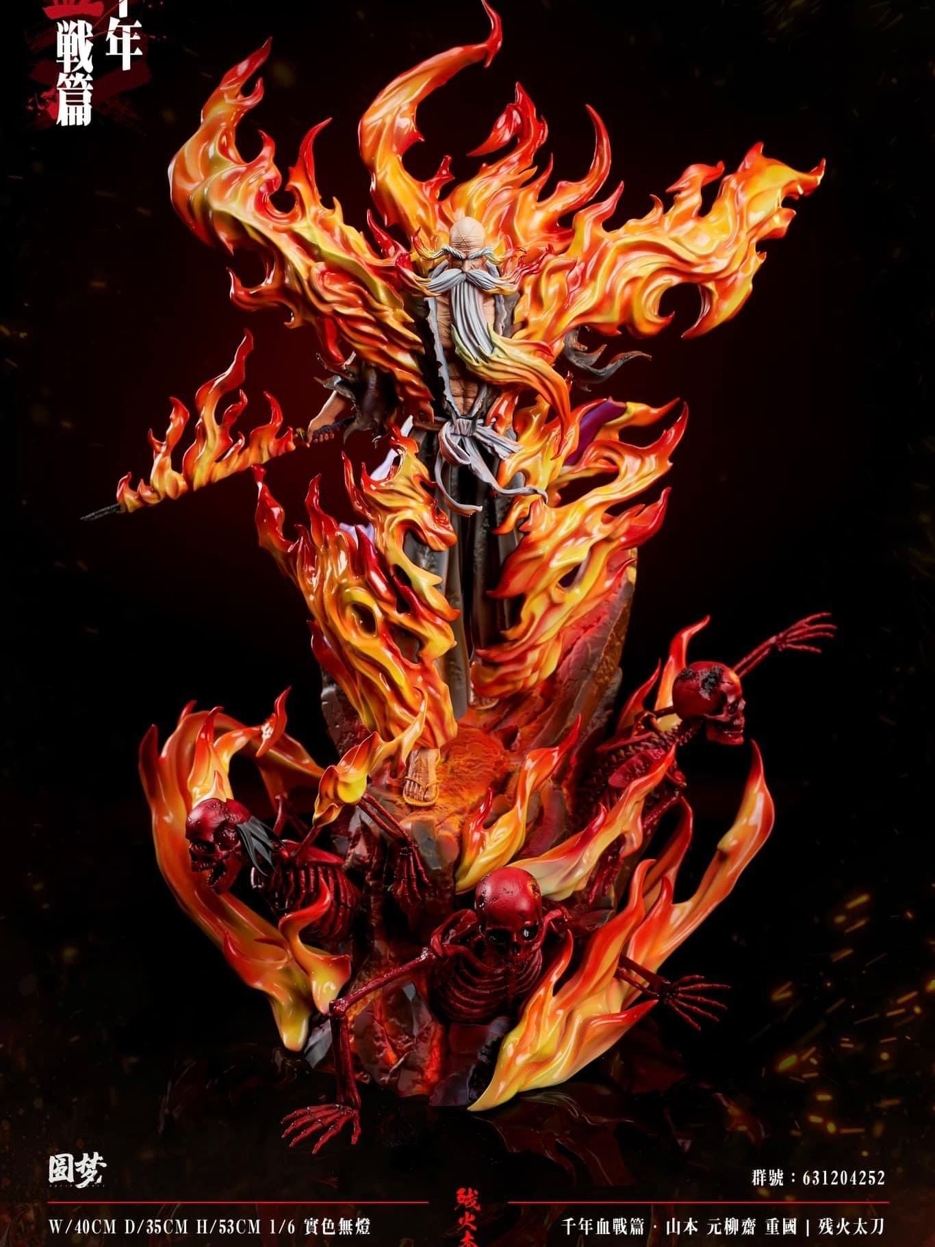 Yamamoto - Bleach - YuanMeng Studio resin statue yuanmeng anime figure