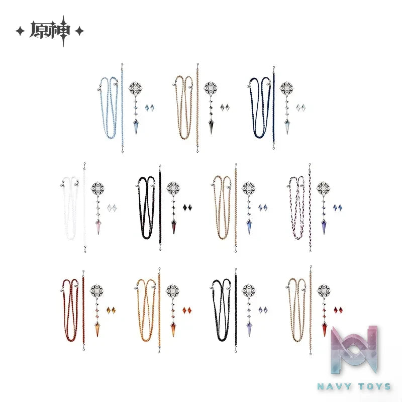 miHoyo – Genshin Impact Frost and Flame series Brooch Set Accessories (Licensed)