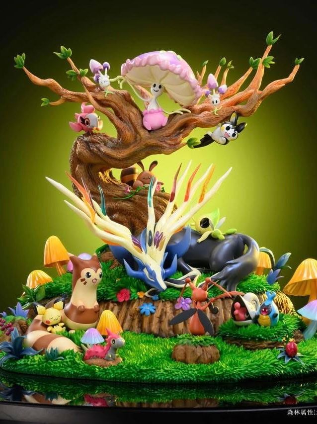 Forest Xerneas - Pokemon - Drawmon Studio resin statue Drawmon Studio anime figure