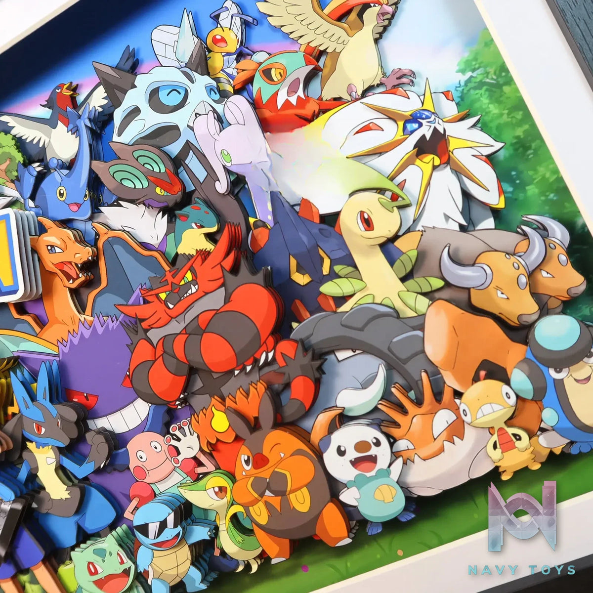 KALA HOME Studio – Pokémon Multiple Characters #01 3D Decorative Painting Pokémon