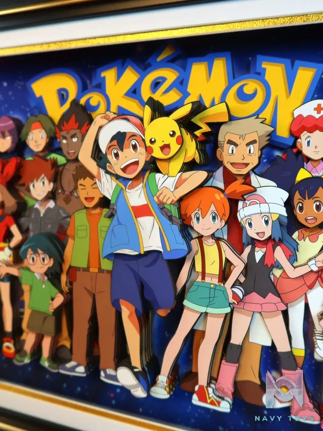 KALA HOME Studio – Pokémon Multiple Characters #10 3D Decorative Painting Pokémon