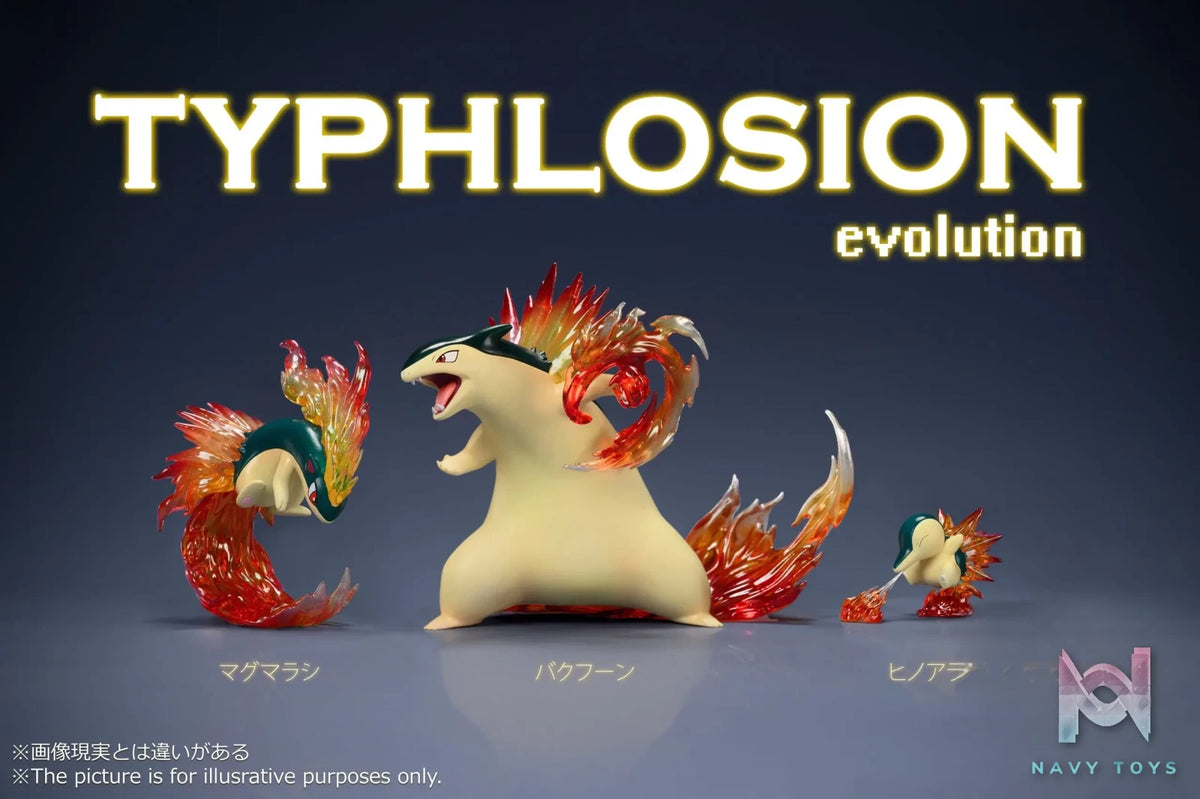 MG Studio – Pokémon Cyndaquil & Quilava & Typhlosion