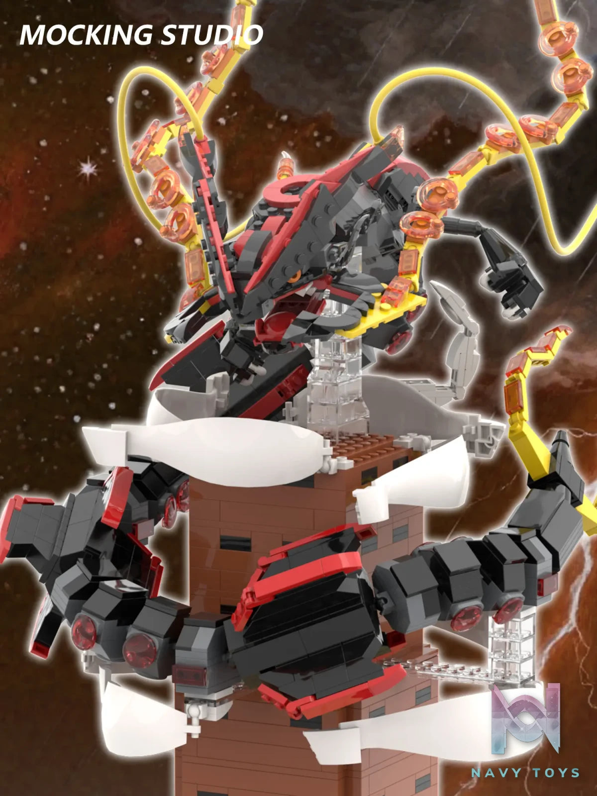 Zhu Yi Wan Jia Studio – Pokémon Mega Rayquaza Building Blocks