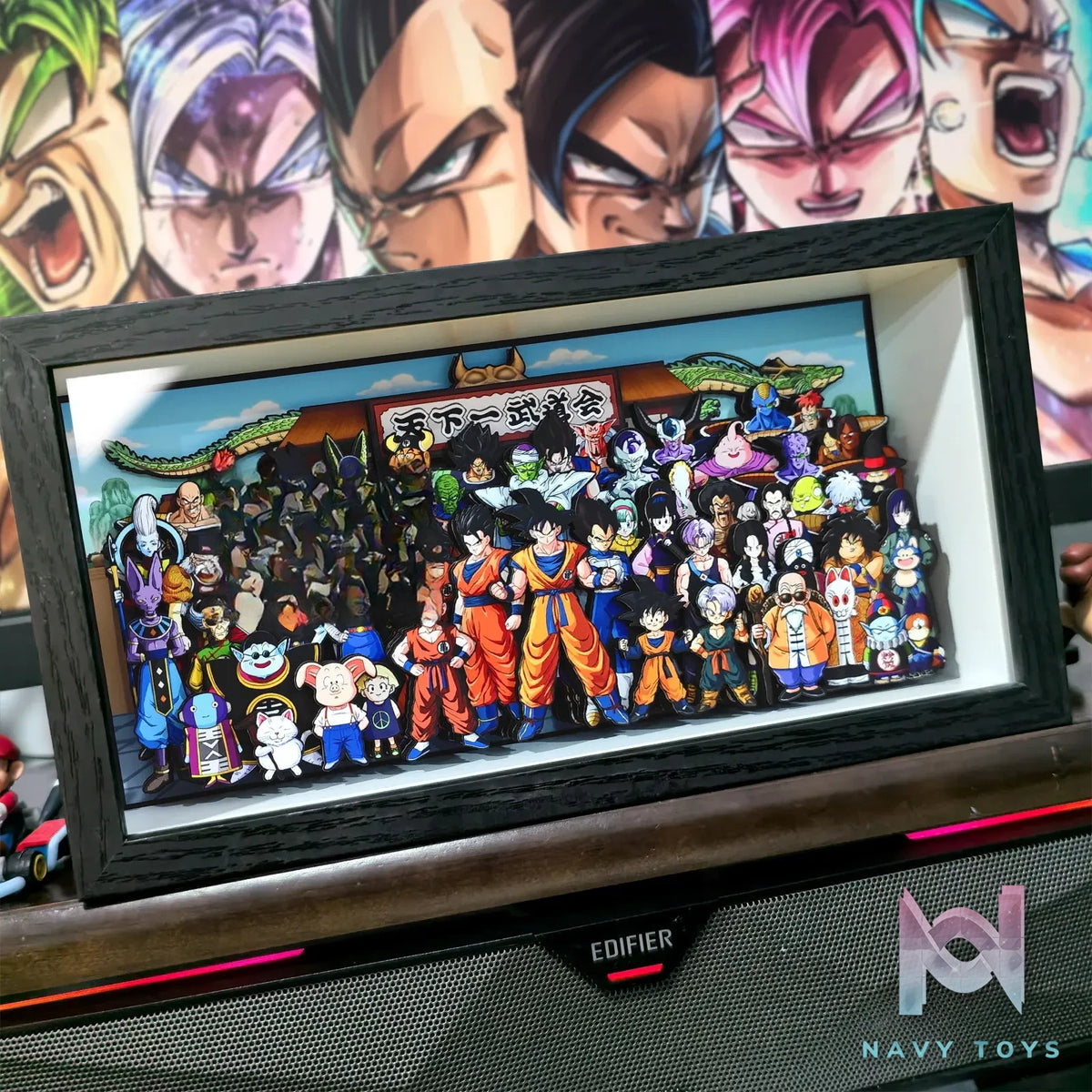 KALA HOME Studio – Dragon Ball Multiple Characters #11 3D Decorative Painting Dragon Ball