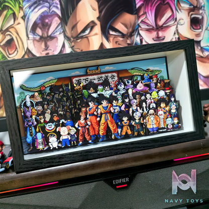 KALA HOME Studio – Dragon Ball Multiple Characters #11 3D Decorative Painting Dragon Ball