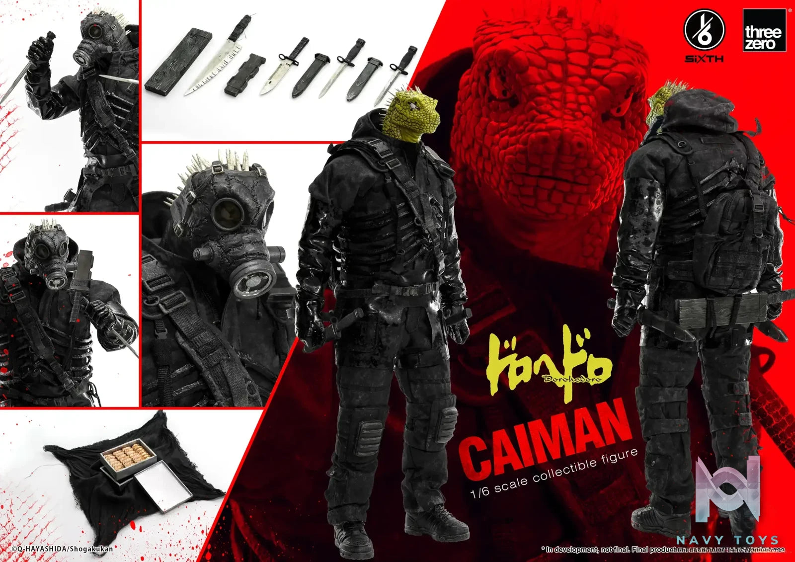 Threezero – Dorohedoro Caiman 3Z05600W0 (Licensed)