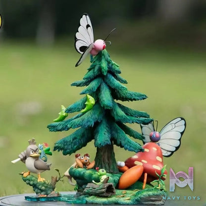 Moon Shadow Studio – Pokémon Natural Forest Series #1 Butterfree & Parasect Family
