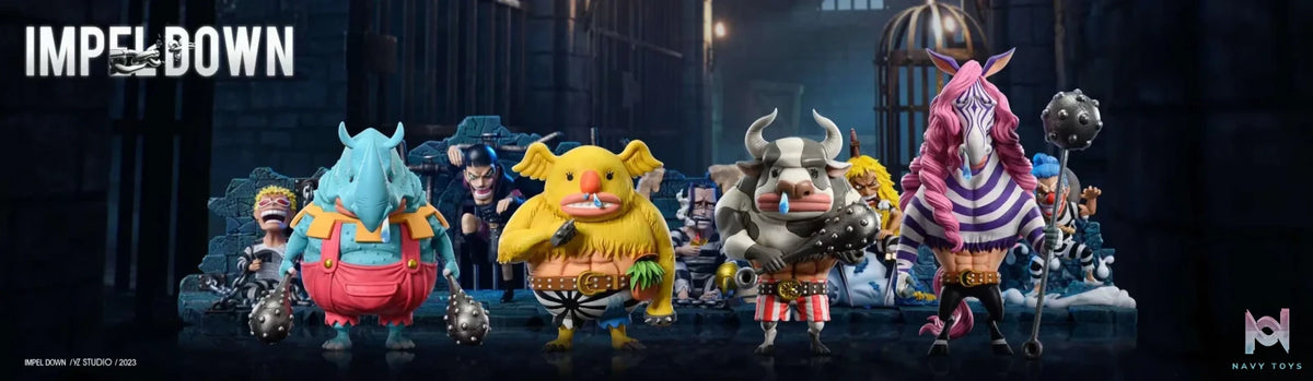 Yz Studio – One Piece Impel Down Jailer Beasts Series Vol. 6 & 7