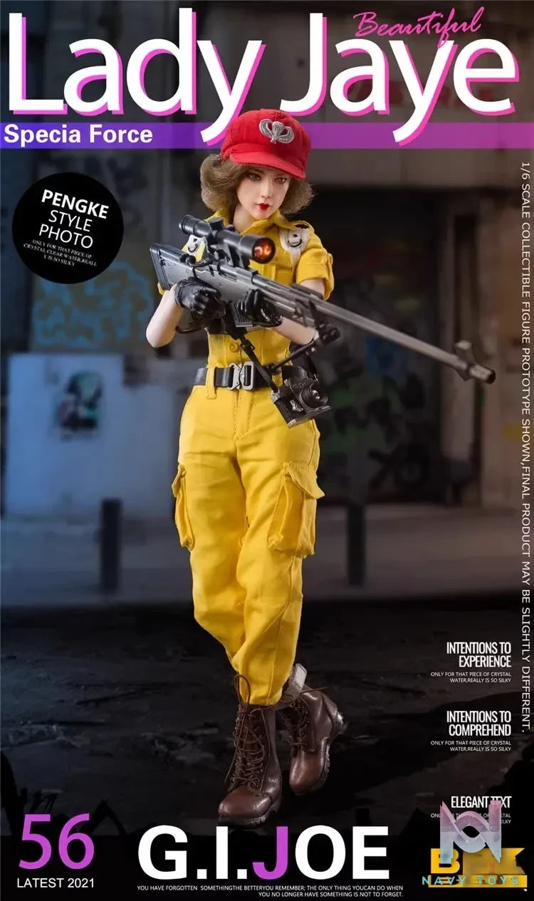 BBK Studio – Original 1/6 BBK012 GIJOE Jay Female Soldier Action Figure