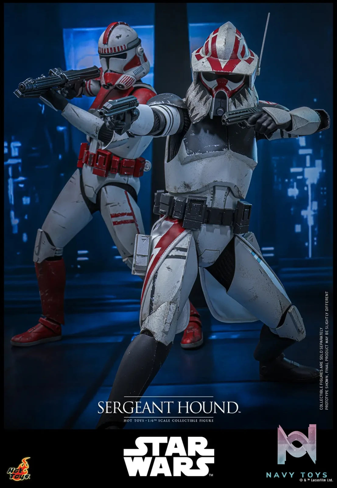 Hottoys – Sergeant Hound 1/6 Scale Collectible Figure TMS167 (Licensed)